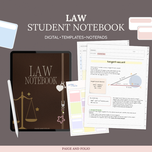 Law Digital Notebook