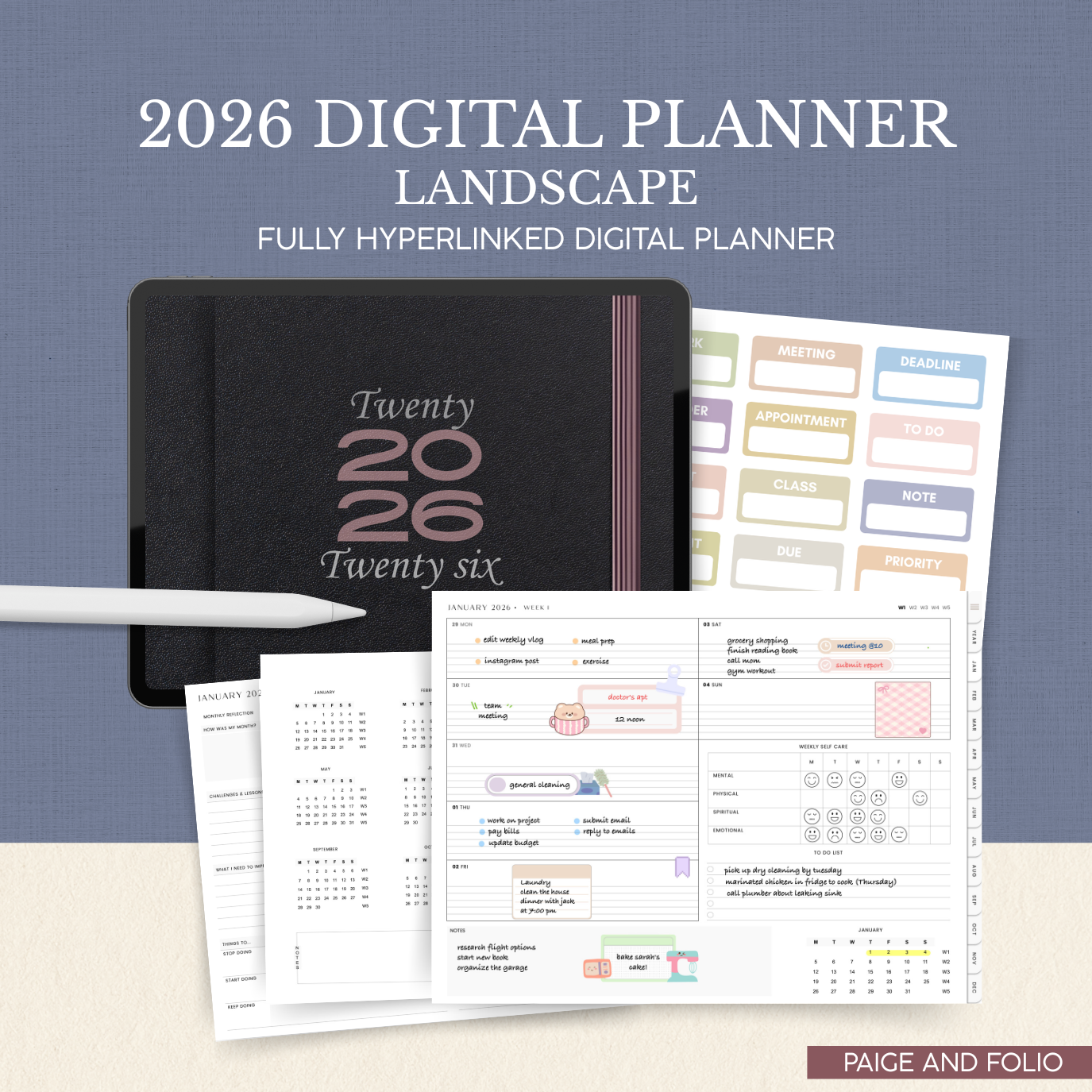 2026 Digital Planner Landscape
